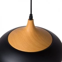 Beliani Suspensions Lampe Suspension Noir -Luminaires Contemporain Soldes lampe suspension noir 2