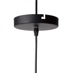 Beliani Suspensions Lampe Suspension Noir -Luminaires Contemporain Soldes lampe suspension noir 4