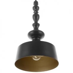 Beliani Suspensions Lampe Suspension Noir -Luminaires Contemporain Soldes lampe suspension noir 7