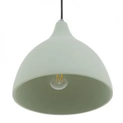 Beliani Suspensions Lampe Suspension Vert -Luminaires Contemporain Soldes lampe suspension vert 2