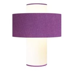 Abat-jours Lampes à Poser Lampe écru D 35 Cm -Luminaires Contemporain Soldes lampe violet d 35 cm 4