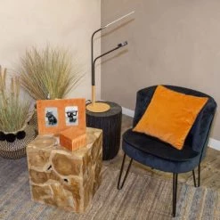 Pirouette Paris Lampes à Poser Liseuse En Métal Noir Et Effet Bois -Luminaires Contemporain Soldes liseuse en metal noir et effet bois 2