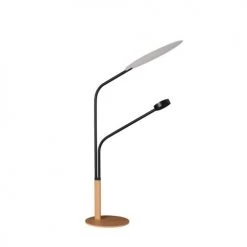 Pirouette Paris Lampes à Poser Liseuse En Métal Noir Et Effet Bois