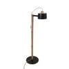 DIZY Design Lampadaires Luminaire à Poser Chêne Et Métal Noir