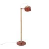 DIZY Design Lampadaires Luminaire à Poser Chêne Et Métal Terracotta