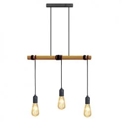 Tosel Lustres Lustre Bois Foncé