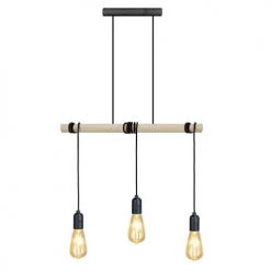 Tosel Lustres Lustre Bois Naturel