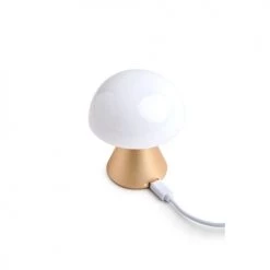 Lexon Lampes à Poser Mini Lampe LED En Aluminium Or -Luminaires Contemporain Soldes mini lampe led en aluminium or 2