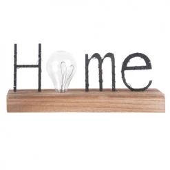 Maisons Du Monde Guirlandes Et Décorations Lumineuses Mot Lumineux En Métal Et Ampoule