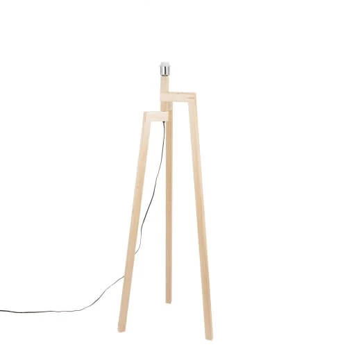 Maisons Du Monde Lampadaires Pied De Lampadaire En Hévéa Clair H132 2 Maisons Du Monde Lampadaires Pied De Lampadaire En Hévéa Clair H132 – Image 2