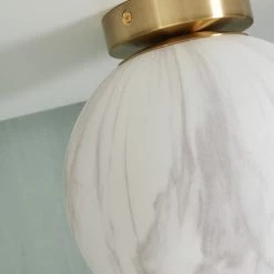 It's About Romi Suspensions Plafonnier Abat-jour En Verre Or/verre Teint, H. 32cm -Luminaires Contemporain Soldes plafonnier abat jour en verre or verre teint h 32cm 3