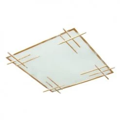 Tosel Suspensions Plafonnier Acier Blanc D'ivoire