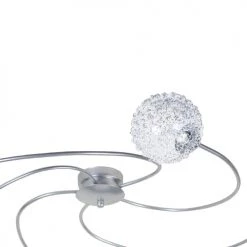 Tosel Suspensions Plafonnier Acier Coulor Aluminium -Luminaires Contemporain Soldes plafonnier acier coulor aluminium 2