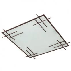 Tosel Suspensions Plafonnier Acier Marron