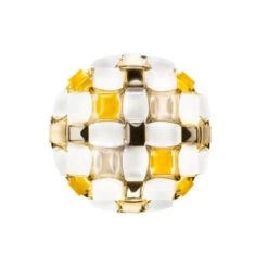 SLAMP Suspensions Plafonnier/Applique Mida Plastique Rose 50x50x16 Cm -Luminaires Contemporain Soldes plafonnier applique mida plastique orange 50x50x16 cm