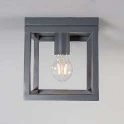 QAZQA Suspensions Plafonnier En Acier Anthracite -Luminaires Contemporain Soldes plafonnier en acier anthracite 3