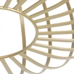 QAZQA Suspensions Plafonnier En Acier Doré/laiton -Luminaires Contemporain Soldes plafonnier en acier dore laiton 4