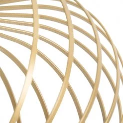 QAZQA Suspensions Plafonnier En Acier Doré/laiton -Luminaires Contemporain Soldes plafonnier en acier dore laiton 5