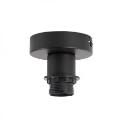 QAZQA Suspensions Plafonnier En Acier Noir -Luminaires Contemporain Soldes plafonnier en acier noir 2