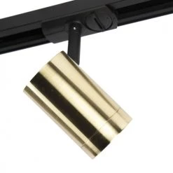 QAZQA Suspensions Plafonnier En Aluminium Doré/laiton -Luminaires Contemporain Soldes plafonnier en aluminium dore laiton 3