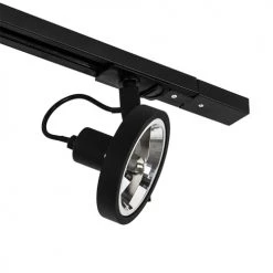 QAZQA Suspensions Plafonnier En Aluminium Noir -Luminaires Contemporain Soldes plafonnier en aluminium noir 11