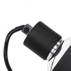 QAZQA Suspensions Plafonnier En Aluminium Noir -Luminaires Contemporain Soldes plafonnier en aluminium noir 12