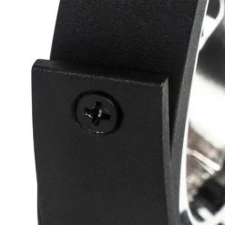 QAZQA Suspensions Plafonnier En Aluminium Noir -Luminaires Contemporain Soldes plafonnier en aluminium noir 13