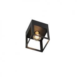 QAZQA Suspensions Plafonnier En Aluminium Noir -Luminaires Contemporain Soldes plafonnier en aluminium noir 19