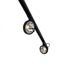 QAZQA Suspensions Plafonnier En Aluminium Noir -Luminaires Contemporain Soldes plafonnier en aluminium noir 3