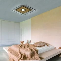 Paul Neuhaus Suspensions Plafonnier En Bois -Luminaires Contemporain Soldes plafonnier en bois 2