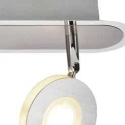 Brilliant Appliques Murales Et Spots Plafonnier En Métal Argenté 7 Brilliant Appliques Murales Et Spots Plafonnier En Métal Argenté -Luminaires Contemporain Soldes plafonnier en metal argente 1