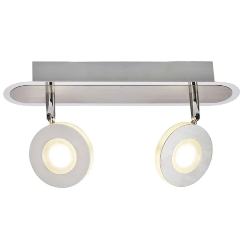 Brilliant Appliques Murales Et Spots Plafonnier En Métal Argenté 1 Brilliant Appliques Murales Et Spots Plafonnier En Métal Argenté