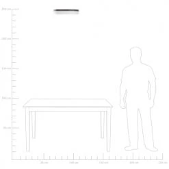 Beliani Suspensions Plafonnier En Métal LED ⌀ 40 Cm Blanc -Luminaires Contemporain Soldes plafonnier en metal led 40 cm blanc 5