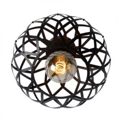 Lampea Suspensions Plafonnier En Métal Noir 20 Cm -Luminaires Contemporain Soldes plafonnier en metal noir 20 cm 3
