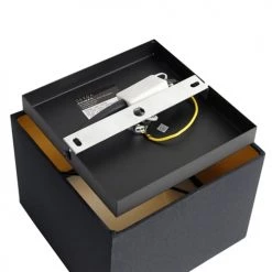 QAZQA Suspensions Plafonnier En Tissu Noir -Luminaires Contemporain Soldes plafonnier en tissu noir 2