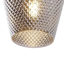 QAZQA Suspensions Plafonnier En Verre Doré/laiton -Luminaires Contemporain Soldes plafonnier en verre dore laiton 41