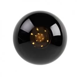 QAZQA Suspensions Plafonnier En Verre Noir -Luminaires Contemporain Soldes plafonnier en verre noir 11