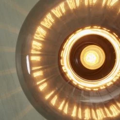 It's About Romi Suspensions Plafonnier En Verre Noir, H. 18cm -Luminaires Contemporain Soldes plafonnier en verre noir h 18cm 2