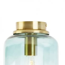 QAZQA Suspensions Plafonnier En Verre Vert -Luminaires Contemporain Soldes plafonnier en verre vert 4