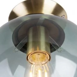 QAZQA Suspensions Plafonnier En Verre Vert -Luminaires Contemporain Soldes plafonnier en verre vert 8