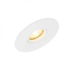 QAZQA Appliques Murales Et Spots Spot à Encastrer En Aluminium Blanc -Luminaires Contemporain Soldes spot a encastrer en aluminium blanc 10