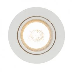 QAZQA Appliques Murales Et Spots Spot à Encastrer En Aluminium Blanc -Luminaires Contemporain Soldes spot a encastrer en aluminium blanc 2