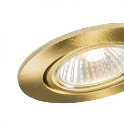 QAZQA Appliques Murales Et Spots Spot à Encastrer En Aluminium Doré/laiton -Luminaires Contemporain Soldes spot a encastrer en aluminium dore laiton 4