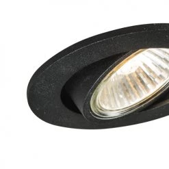 QAZQA Appliques Murales Et Spots Spot à Encastrer En Aluminium Noir -Luminaires Contemporain Soldes spot a encastrer en aluminium noir 17