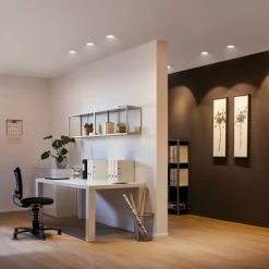 Paulmann Appliques Murales Et Spots Spot à Encastrer En Métal Blanc -Luminaires Contemporain Soldes spot a encastrer en metal blanc 3