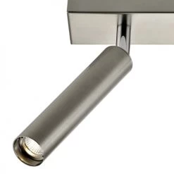 Laurie Lumière Appliques Murales Et Spots Spot De Plafond (réglette/plafonnier) En Métal Argente -Luminaires Contemporain Soldes spot de plafond reglette plafonnier en metal argente 1