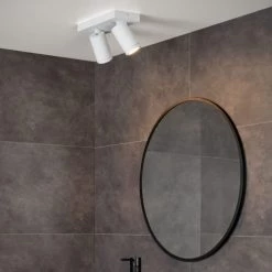 Lucide Appliques Murales Et Spots Spot De Plafond (réglette/plafonnier) En Métal Blanc -Luminaires Contemporain Soldes spot de plafond reglette plafonnier en metal blanc 10