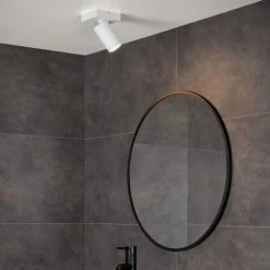 Lucide Appliques Murales Et Spots Spot Mural 1 Lumières En Métal Blanc -Luminaires Contemporain Soldes spot mural 1 lumieres en metal blanc 4