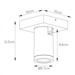 Lucide Appliques Murales Et Spots Spot Mural 1 Lumières En Métal Noir -Luminaires Contemporain Soldes spot mural 1 lumieres en metal noir 5