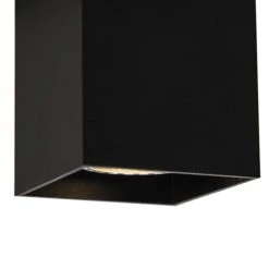 QAZQA Appliques Murales Et Spots Spot Murale En Aluminium Noir -Luminaires Contemporain Soldes spot murale en aluminium noir 2